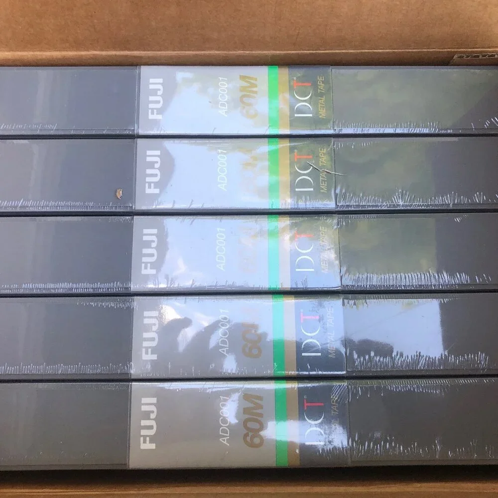 Fuji ADC001 Box Of 5 NEW Digital Video Cassettes DCT M-60 60 Min Metal Tape